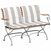 Weishäupl - Sitz-/Rückenpolster für Classic Bank 2-Sitzer | Türkis (Acryltuch)