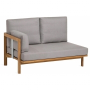 Weishäupl - New Hampton 2 Sitzer-Element, Armlehne links 