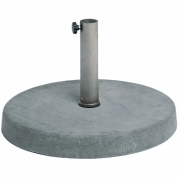 Weishäupl - Schirmständer Beton Rund 120 kg / Hülse Ø64 mm