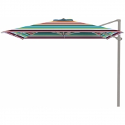 Weishäupl - Freiarm Sonnenschirm 300x300 cm grau Multicolor (33) | ohne Schutzhülle