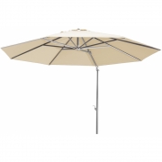 Weishäupl - Freiarm Sonnenschirm Ø350 cm Natur (01) | ohne Schutzhülle