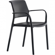 Pedrali - Ara 315 Armlehnstuhl Schwarz