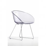 Pedrali - Gliss 921 Kufenstuhl Transparent