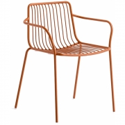 Pedrali - Nolita 3655 Armlehnstuhl Terracotta