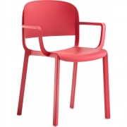 Pedrali - Dome 265 Armlehnstuhl Rot