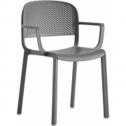 Pedrali - Dome 266 Armlehnstuhl perforiert 