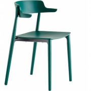 Pedrali - Nemea 2825 Armlehnstuhl Esche Dunkelgrün