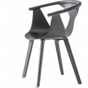 Pedrali - Fox 3725 Stuhl Holzbeine 