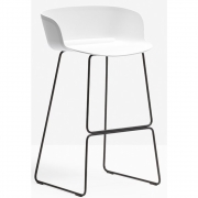 Pedrali - Babila 2748 Barhocker Schwarz / Weiß | 74.5 cm