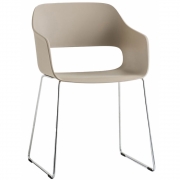 Pedrali - Gleiter für Babila 2745 Armlehnstuhl Kufen 