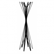 Zanotta - Aster Kleiderständer 4 Arme | Schwarz
