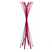 Zanotta - Aster Kleiderständer 4 Arme | Rot