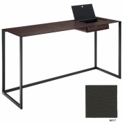 Zanotta - Calamo Schreibtisch Dunkelgrau (0617) - Gestell Graphite