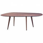 Zanotta - Tweed Tisch 213x100 cm Walnuss