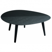 Zanotta - Tweed Mini Couchtisch 99x94 cm Eiche Schwarz