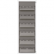 Kristalia - Foot BoxOne Schuhschrank Weiß / Tür Spiegel 