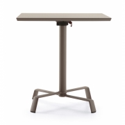 Fast - Tonik / Elica Tisch 70 x 70 cm | Taupe | Pulvergrau