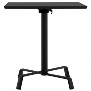 Fast - Tonik / Elica Tisch 80 x 80 cm | Schwarz | Weiß