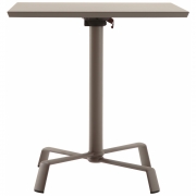 Fast - Tonik / Elica Tisch 70 x 70 cm | Taupe | Schwarz