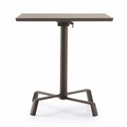 Fast - Tonik / Elica Tisch 60 x 60 cm | Metallgrau | Metallgrau