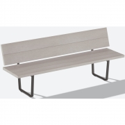 Fast - Orizon Outdoor Bank mit Rückenlehne
