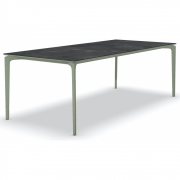 Fast - AllSize Tisch mit Platte aus Feinsteinzeug, Night 