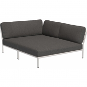 Houe - Level Lounge Cozy Sofa-Element Rechts Muted White Dark Grey (Basic)