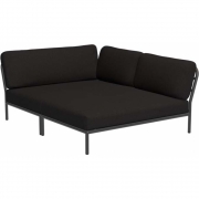 Houe - Level Lounge Cozy Sofa-Element Rechts Dunkelgrau Char (Heritage)