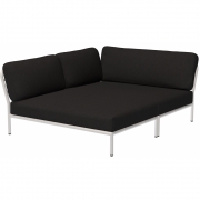 Houe - Level Lounge Cozy Sofa-Element Links Muted White 