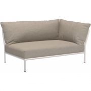 Houe - Level 2 Lounge Sofa-Element Rechts Muted White Ash (Heritage)