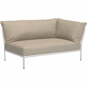 Houe - Level 2 Lounge Sofa-Element Rechts Muted White Papyrus (Heritage)