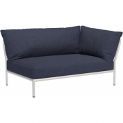 Houe - Level 2 Lounge Sofa-Element Rechts Muted White Indigo (Heritage)
