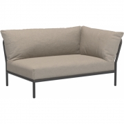 Houe - Level 2 Lounge Sofa-Element Rechts Dunkelgrau Ash (Heritage)