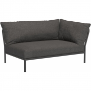 Houe - Level 2 Lounge Sofa-Element Rechts Dunkelgrau Dark Grey (Basic)