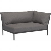 Houe - Level 2 Lounge Sofa-Element Rechts Dunkelgrau 