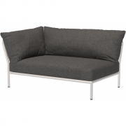 Houe - Level 2 Lounge Sofa-Element Links Muted White Dark Grey (Basic)