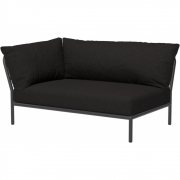 Houe - Level 2 Lounge Sofa-Element Links Dunkelgrau Char (Heritage)