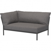 Houe - Level 2 Lounge Sofa-Element Links Dunkelgrau 