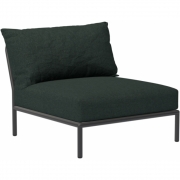 Houe - Level 2 Mittelelement / Lounge Sessel Dunkelgrau Alpine (Heritage)
