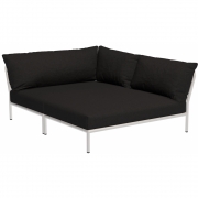 Houe - Level 2 Lounge Cozy Sofa-Element Rechts Muted White 