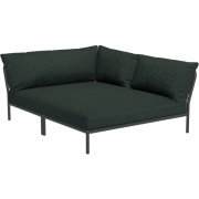 Houe - Level 2 Lounge Cozy Sofa-Element Rechts Dunkelgrau Alpine (Heritage)