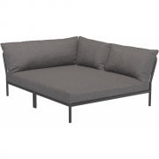 Houe - Level 2 Lounge Cozy Sofa-Element Rechts Dunkelgrau 