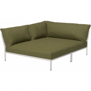 Houe - Level 2 Lounge Cozy Sofa-Element Links Muted White Leaf (Heritage)