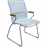 Houe - Click Armlehnenstuhl hoher Rücken Dusty Light Blue