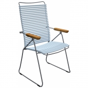 Houe - Click Position Armlehnenstuhl Dusty Light Blue