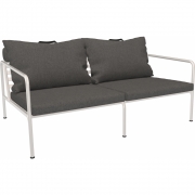 Houe - Avon 2-Sitzer Sofa Muted White Dunkelgrau (Basic)