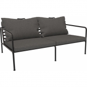 Houe - Avon 2-Sitzer Sofa Schwarz Dunkelgrau (Basic)
