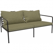 Houe - Avon 2-Sitzer Sofa Schwarz Leaf (Heritage)