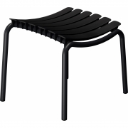 Houe - ReCLIPS Fußhocker Schwarz