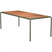Houe - Avanti Tisch 222x98 cm Thermo Ash / Olivgrün